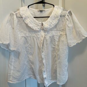 American Eagle Outfitters Crisp White Blouse